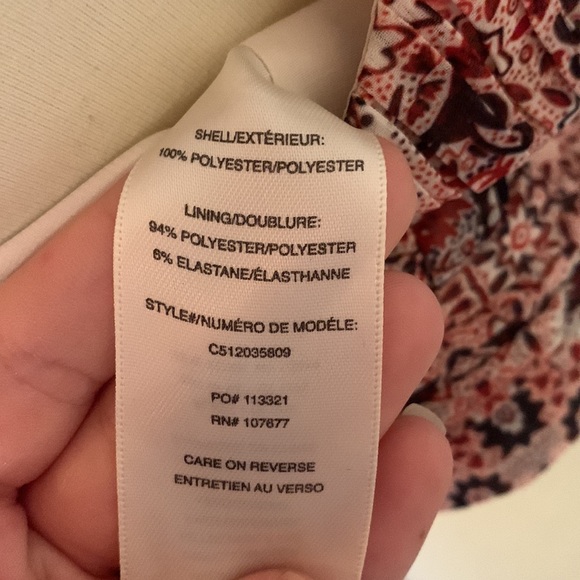 [alice + olivia] Colorful Boho Floral Pattern Crop Top - Size 8 - Picture 6 of 6